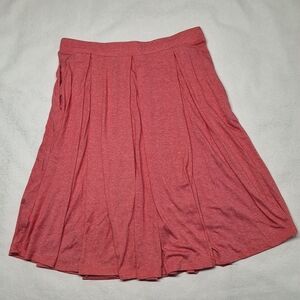LulaRoe Pocketed Skirt Pink Color Size XL